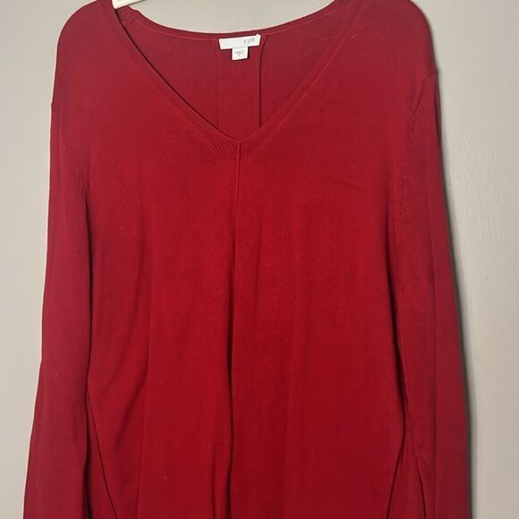 J. Jill lightweight long sleeve sweater size large - Picture 2 of 8
